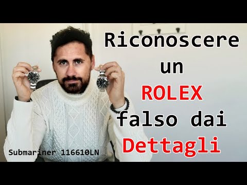 Riconoscere un Rolex falso dai dettagli