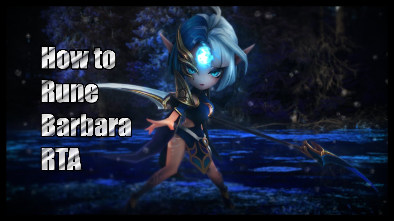 How to rune Barbara RTA Summoners war