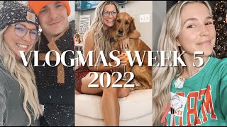 VLOGMAS WEEK 5: CHRISTMAS VLOG | NEW RECIPES | SKIMS TRY ON | WORKING CHRISTMAS IN THE NICU