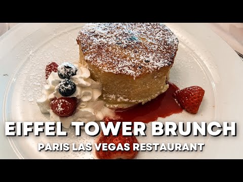 it's not the real eiffel tower but its the cutest brunch date in vegas