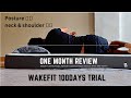 Wakefit orthopaedic memory foam mattress review after one month