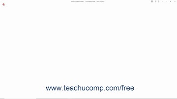 Word 2019 and 365 Tutorial Working with Word File Formats Microsoft Training