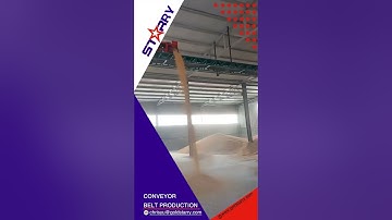 Grain enters the warehouse, the conveyor belt of the automated conveying system is very important,