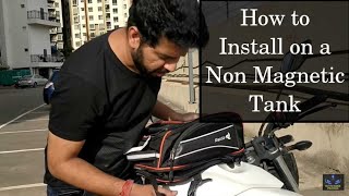 How to Install Tank Bag on Non Magnetic Tank Bikes | Installation & Details |