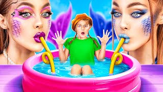 I Was Adopted by Mermaid Family! How to Become a Mermaid!