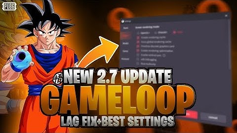 2.7 Update Gameloop Lag Fix 2023 | PUBG Mobile Emulator Lag Fix Best Settings For low-end Pc