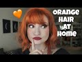 dying my hair orange 🧡