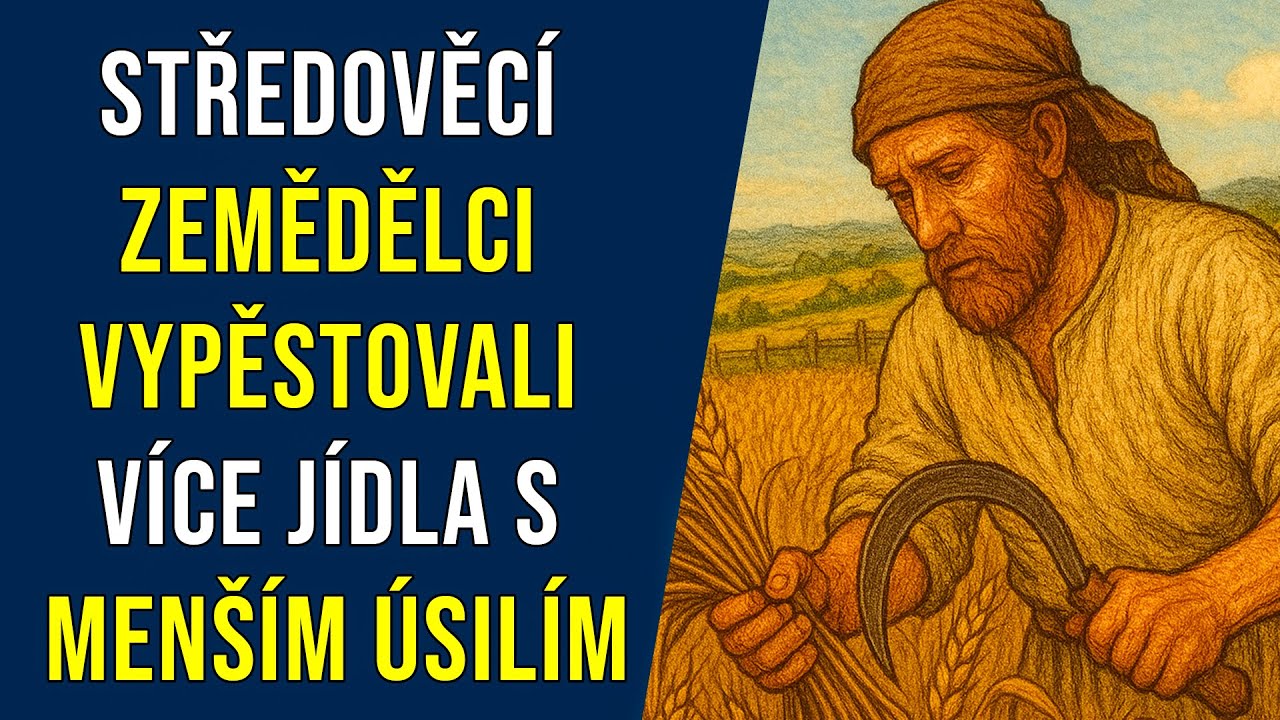 Středověcí zemědělci vypěstovali více jídla s menším úsilím
