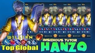 Hanzo New Skin Insidious Tutor Gameplay by W I L L I A M ~ Mobile Legends