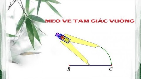 MẸO VẼ TAM GIÁC VUÔNG