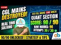 90/90 in Quant: Real-Time Attempt + Explanation ✍️ SSC CGL 2026 | Aptimaths