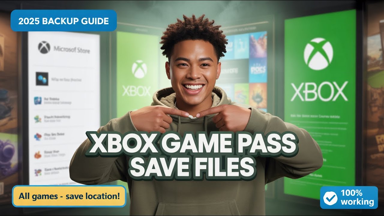 Xbox Game Pass PC & Microsoft Store – Save File Location for Any Game (2025 Backup Guide)