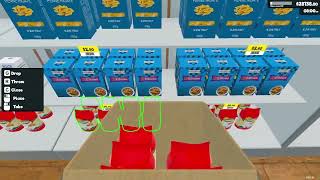 Supermarket Simulator - Purchasing & Cutting-in New Items. Road To Store Level 70! Episode 5