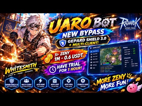 UARO BOT Hack?! Multi-Client + Gepard Bypass Explained!