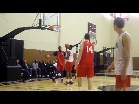 Big Man Drills: World Select Team Practice at 2010...