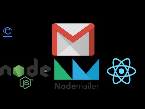 how to send gmail mail using node express ,react js and nodemailer