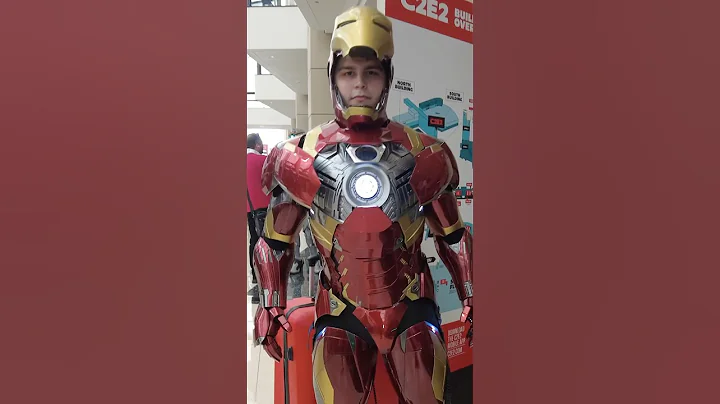 I made my own Iron Man suit! #shorts #ironman #marvel #cosplay #diy #3d #3dprinting #disney #3dprint