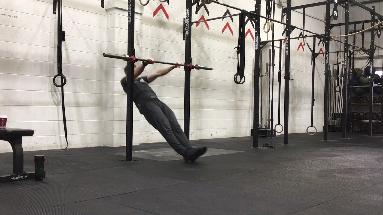 Bar Muscle Up Straight Arm Pull Through - YouTube