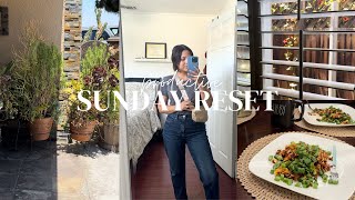 SUNDAY RESET  | *productive* reset routine, cleaning my home, grocery shopping, selfcare