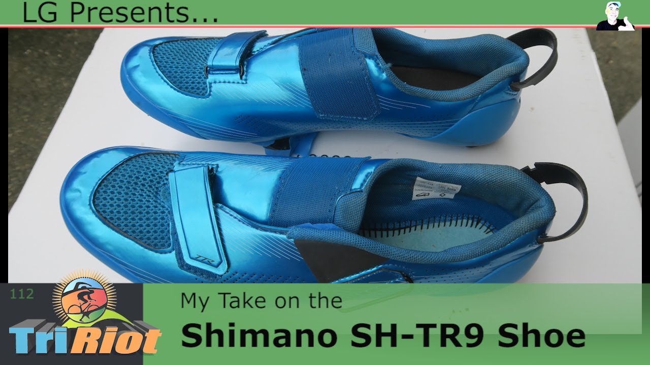 My New Shimano SH-TR9 Tri Bike Shoes 