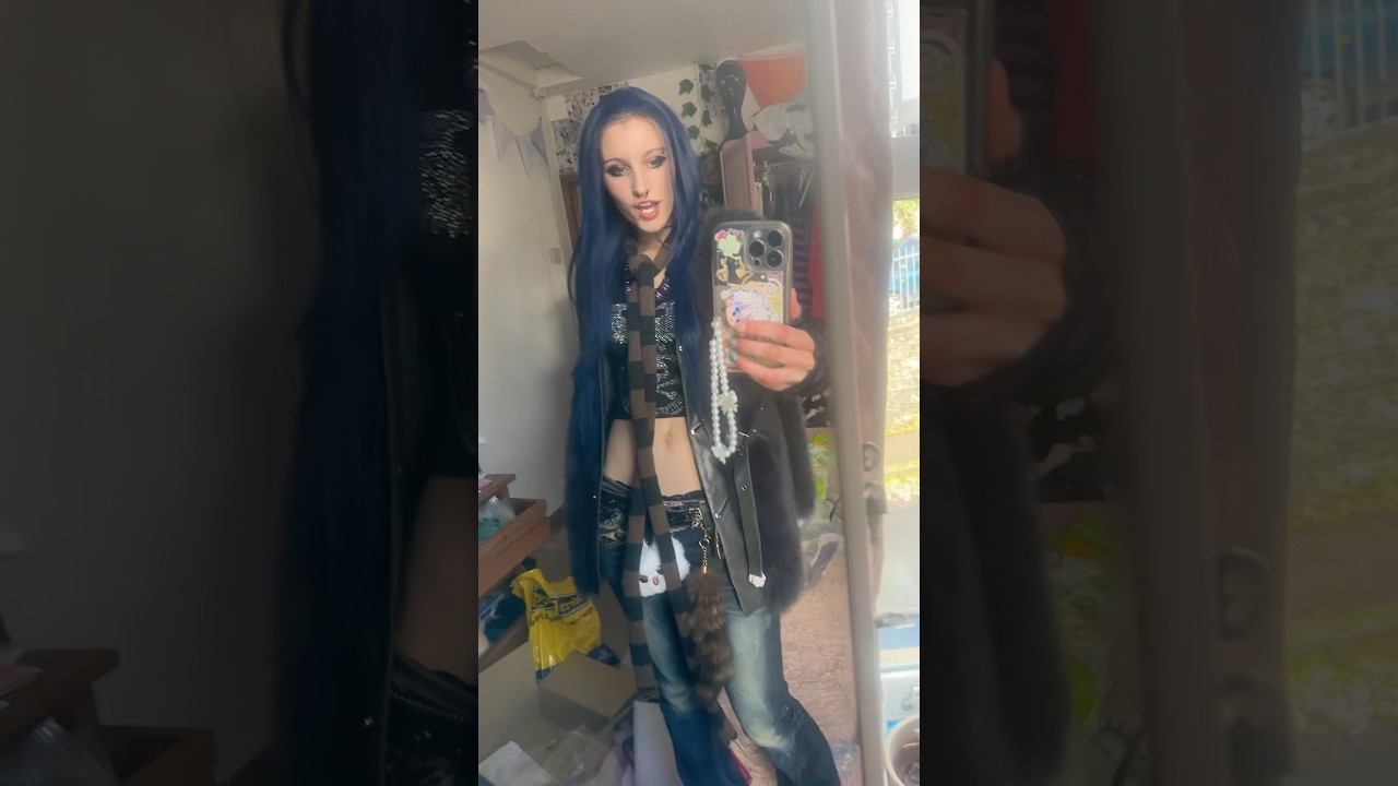 fit check!!!! #alternative #pintrest #bluehair