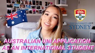 COLLEGE REVEAL + Applying to an Australian University as an International Student