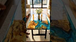This Epoxy Table Looks Like Frozen Ocean 😱