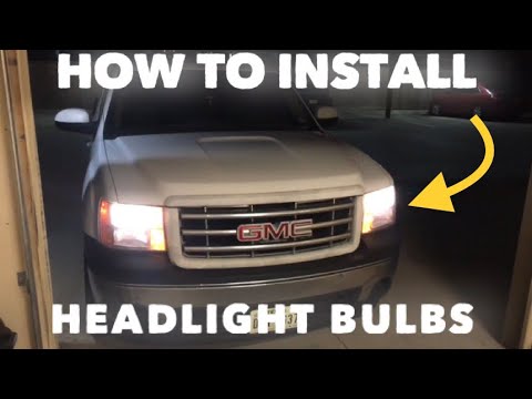 How To Replace low beam headlight in a 08 GMC Sierra 1500