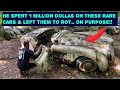 The Worlds Most Expensive Car Graveyard! Priceless Collection Rotting Away In A Forest….On Purpose!￼