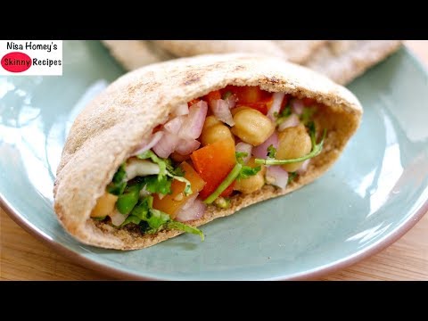 healthy-5-minute-whole-wheat-pita-bread-recipe---oil-free-recipes-for-weight-loss---skinny-recipes