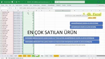 Excel 1 Dakika - EN ÇOK SATILAN ÜRÜN
