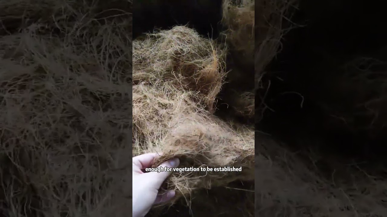 Erosion control blankets are effective in controlling slope erosion and stabilizing soil.