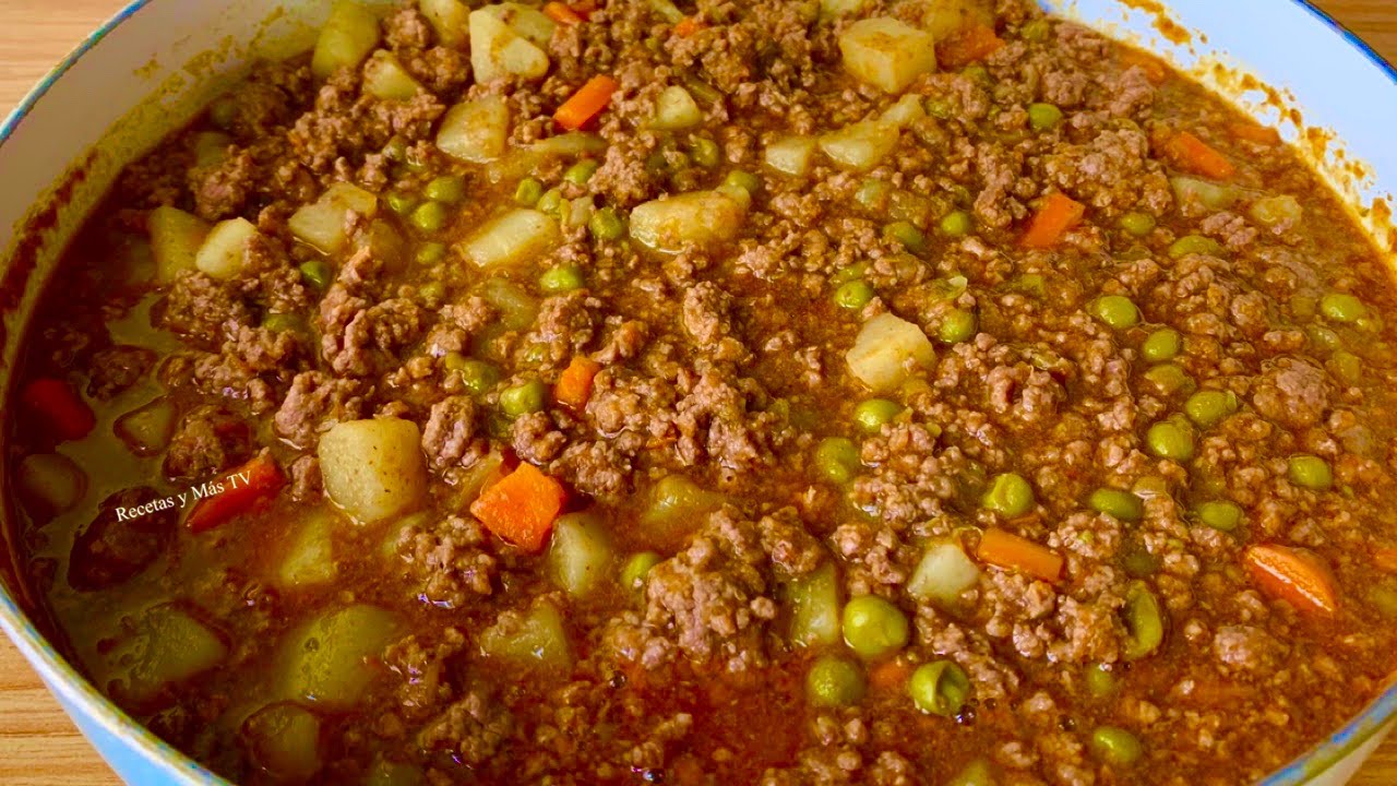 Descubrir 95+ imagen receta para hacer picadillo de carne molida