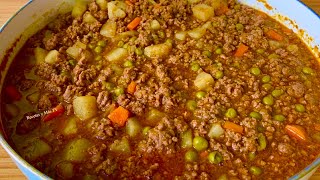 Picadillo de Carne Molida Fácil y Sabrosa - YouTube