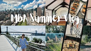 MBA Summer Vlog: A Week in My Life in NYC  Expensive Apartments, Food and Glamping   HD 1080p