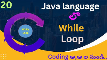 While loop in Java Telugu | Loops in Java Telugu