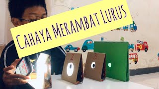 Percobaan CAHAYA MERAMBAT LURUS