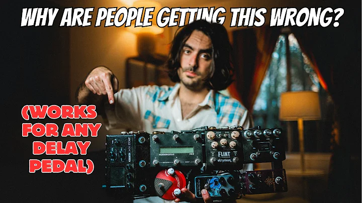 How you're supposed to use a delay pedal in under 5 minutes