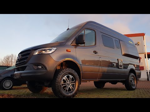 Автодом🚐 вездеход, дом на колёсах🔥 Mercedes Hymer Grand Canyon S 4×4.  Мерседес Спринтер