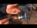 Inside a Car Alternator Green Energy Generator Brush Reinsertion for wind turbine RPM