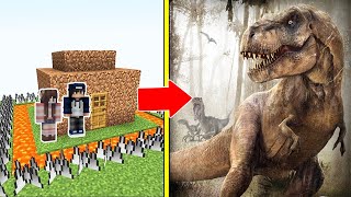 KHỦNG LONG TIỀN SỬ Tấn Công Nhà Được Bảo Vệ Bởi bqThanh và Ốc Trong Minecraft