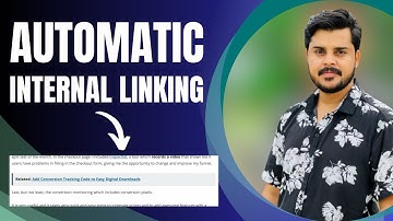 How To Create Automatic Internal linking In Wordpress Websites Blogs Post | Inline Related Posts