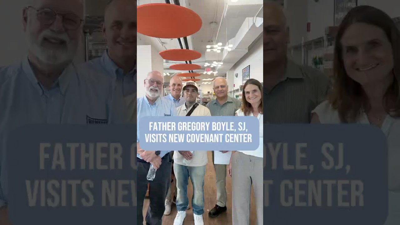 Father Gregory Boyle, SJ, of @HomeboyIndustries_LA Visits New Covenant Center