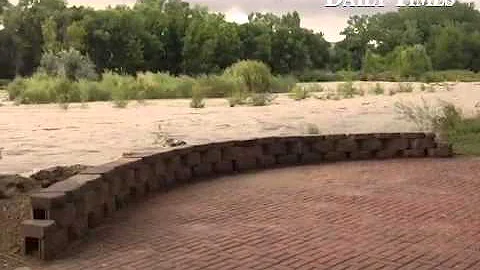 Trails near Burg Park along the Animas River in Farmington are closed because of flooding.