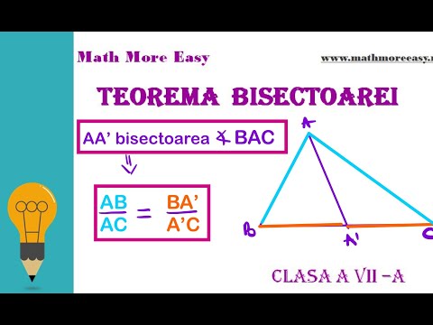 Video: Cum Se Găsește Ecuația Bisectoarei