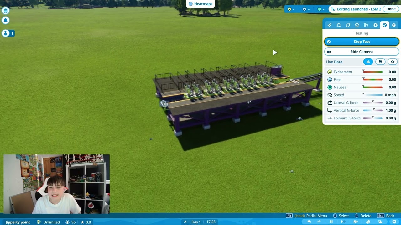 Making a WORKING swing launch in planet coaster 2!