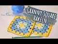 EINFACHES GRANNY HÄKELN - Häkeln lernen für Anfänger - Granny Square Häkelanleitung | Caros Fummeley