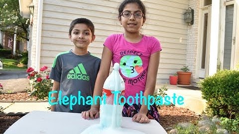 Elephant Toothpaste | How to make elephant toothpaste? | Kids Science | DIY Easy Science | STEM