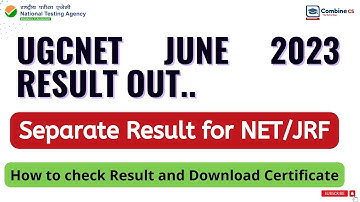 UGC NET JUNE 2023 Result out | UGC NET Final Answer Key & Expected Cut Off | How to Check Result