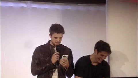 Panel Nate Buzolic y Daniel Sharman BloodyNightCon 2016 Barcelona (2)
